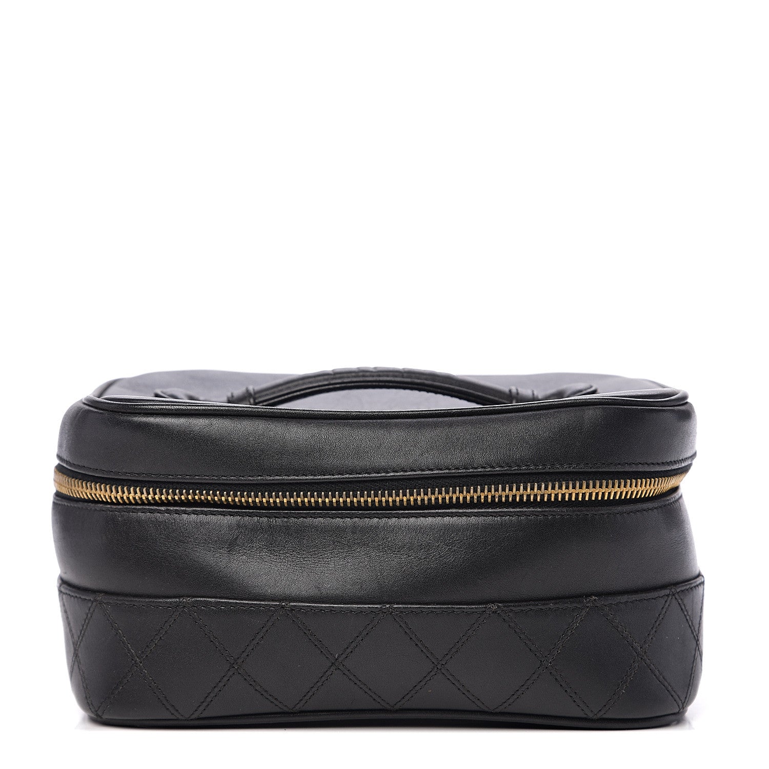 Chanel Lambskin Vanity Cosmetic Case Black 1 of 10