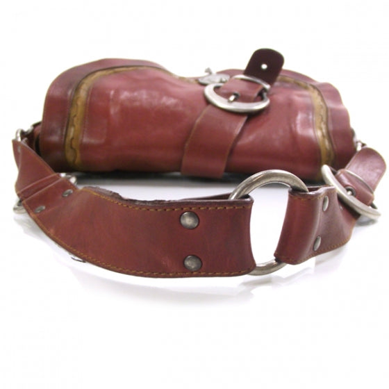 Leather Gaucho Red