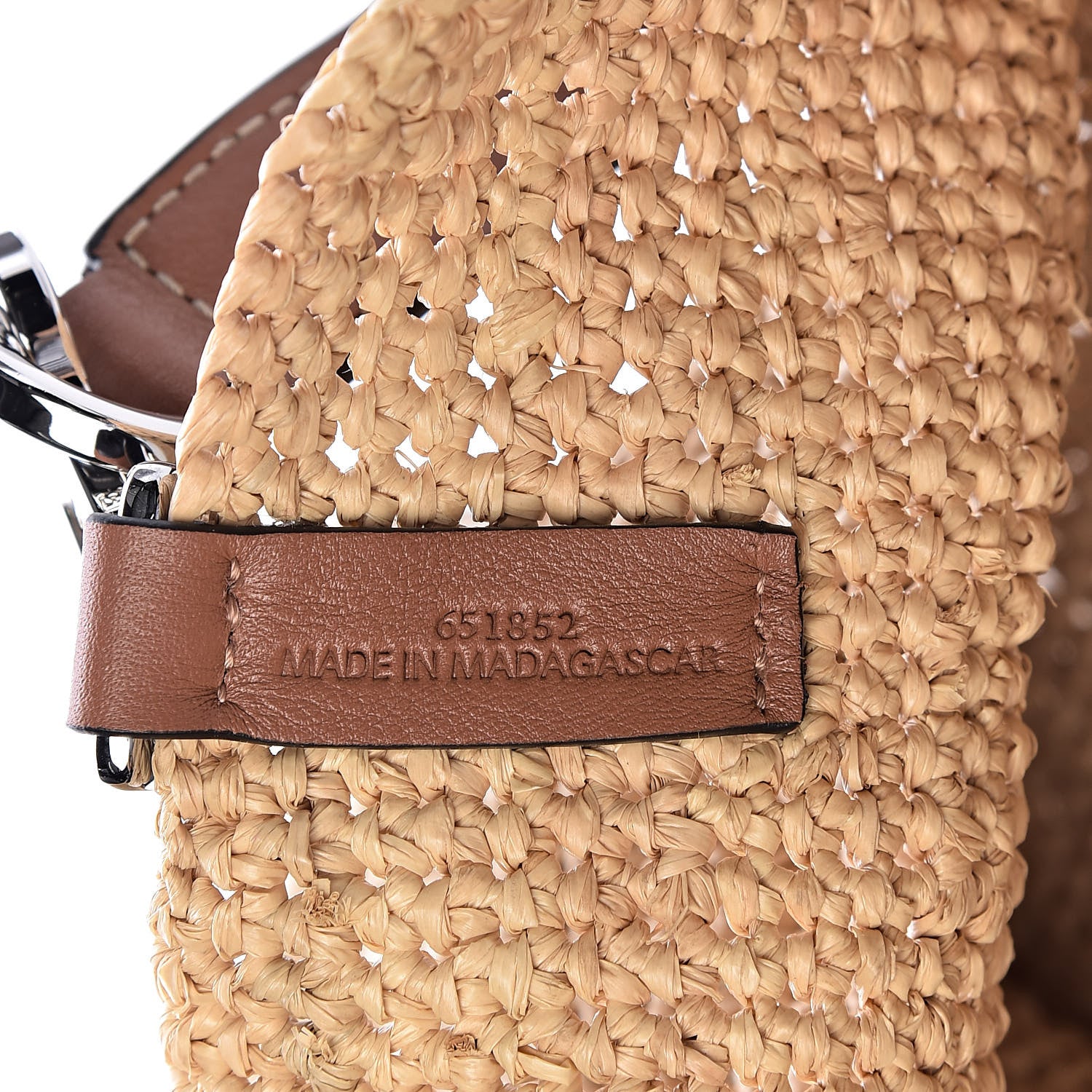 Loewe Raffia Large Tote Bag Natural Tan 6 of 9