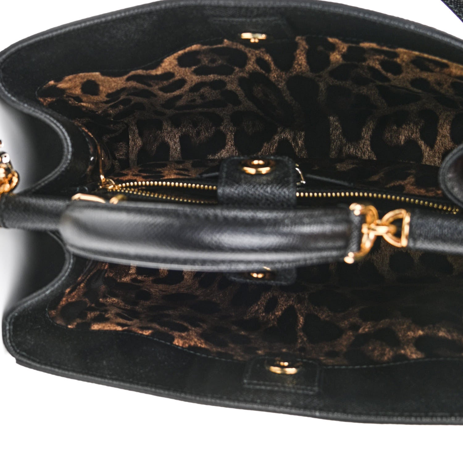 Dolce & Gabbana Dauphine Miss Sicily Shopper Tote Black 5 of 9