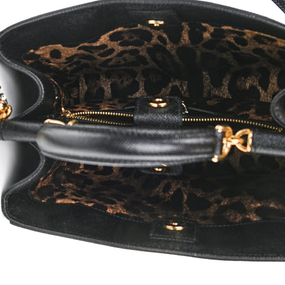 Dolce & Gabbana Dauphine Miss Sicily Shopper Tote Black 5 of 9
