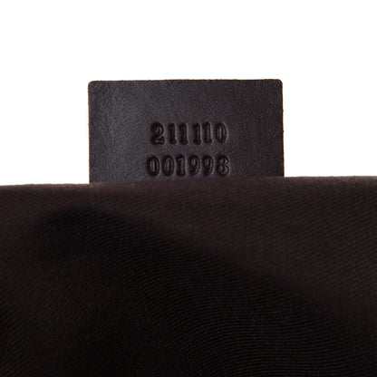 Gucci GG Supreme Monogram Belt Bag Dark Brown 6 of 11