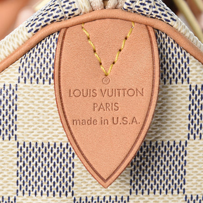 Louis Vuitton Damier Azur Speedy 30 6 of 16
