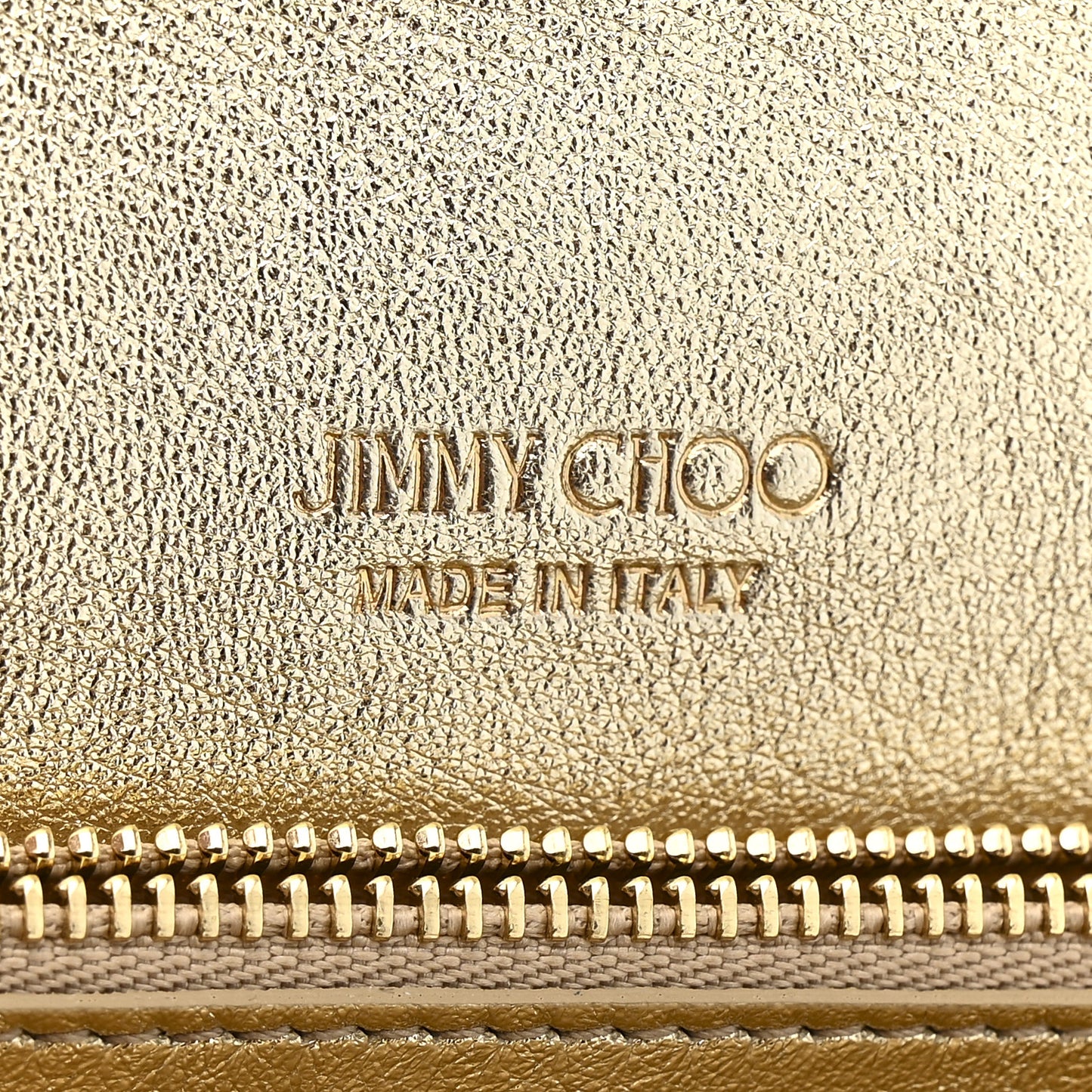 Glitter Milla Wallet on Chain Gold