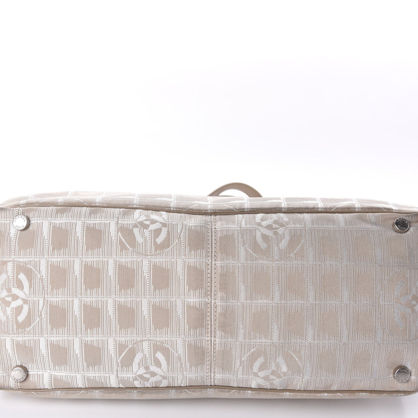 Nylon Medium Travel Tote Beige
