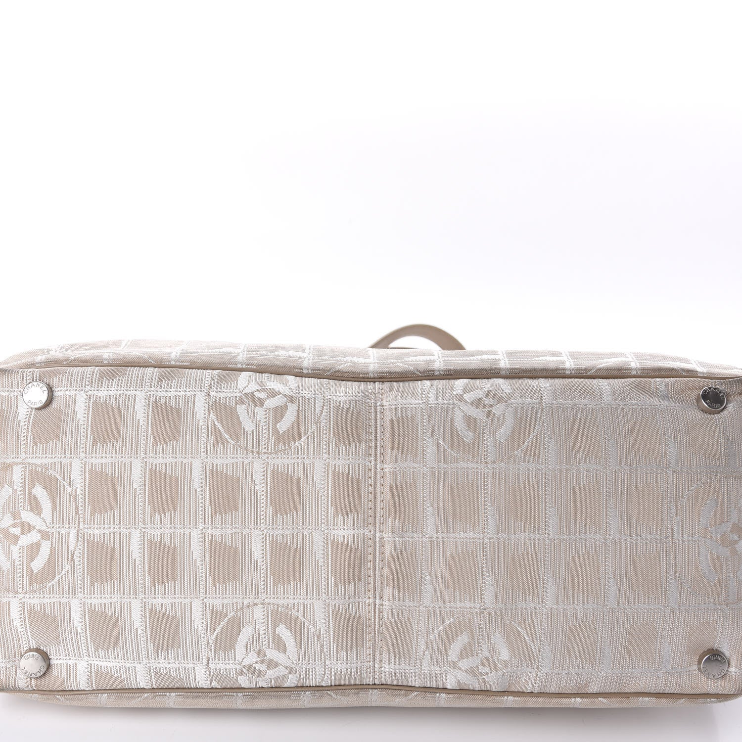 Chanel Nylon Medium Travel Tote Beige 10 of 16