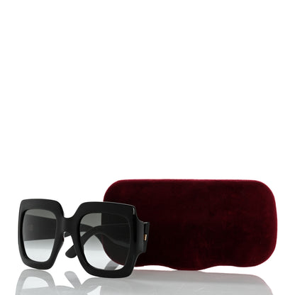 Gucci Acetate Square Frame Sunglasses GG0053S Black 8 of 8