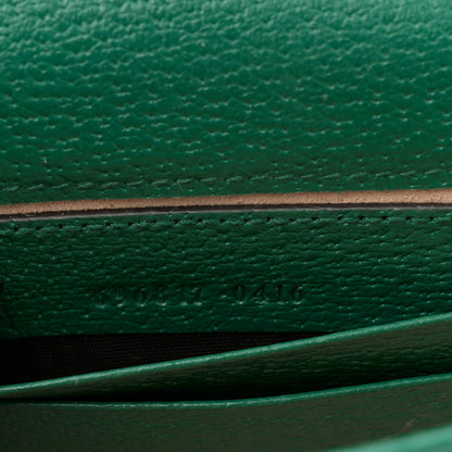 Gucci Dollar Pigprint Diana Chain Wallet Green 7 of 11