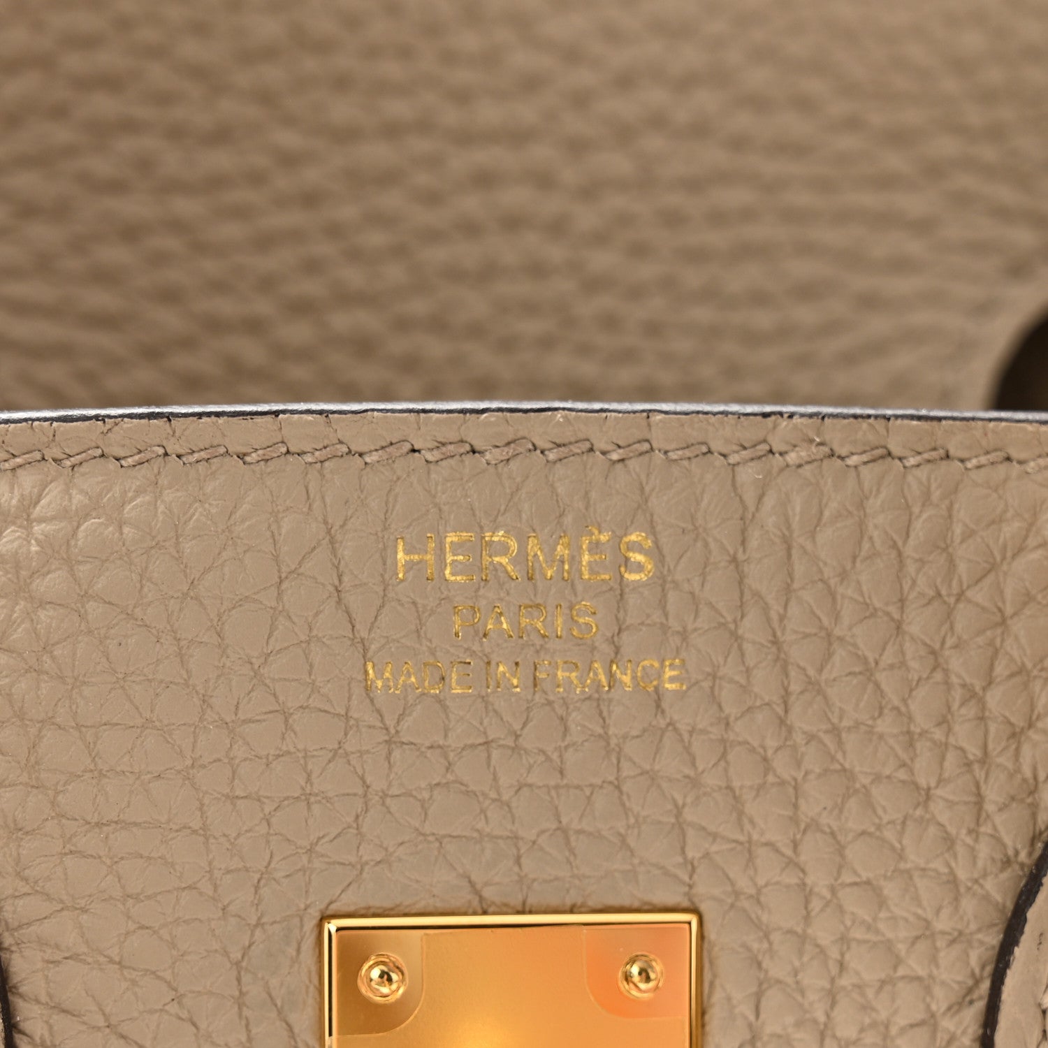 Hermes Togo Birkin 25 Gris Tourterelle 6 of 11