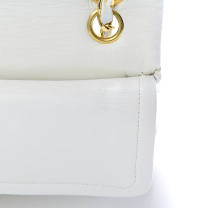 Chanel Lambskin Quilted Small Double Flap White 12 of 15