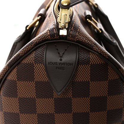 Louis Vuitton Damier Ebene Speedy 25 6 of 9