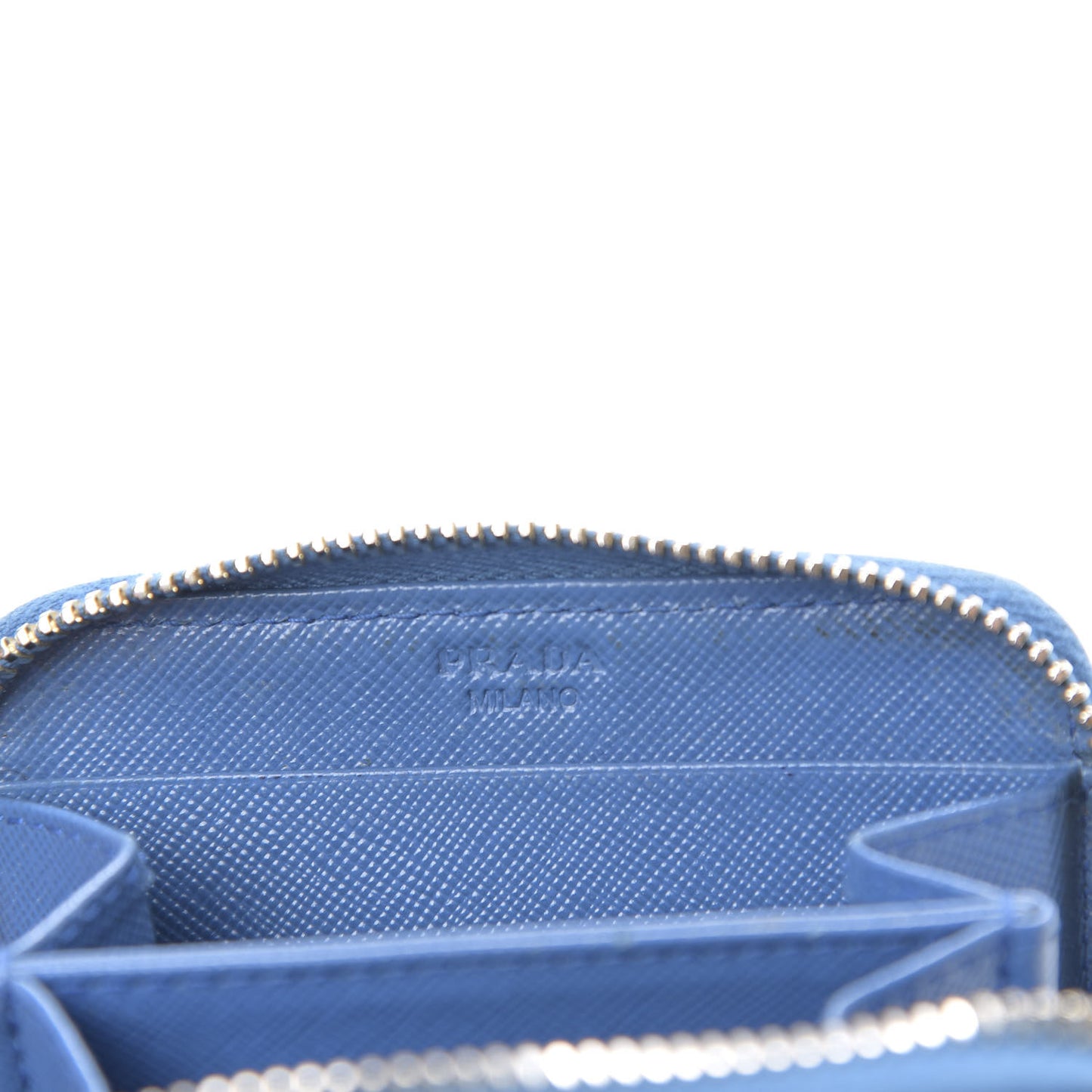 Saffiano Metal Coin Purse Cobalto
