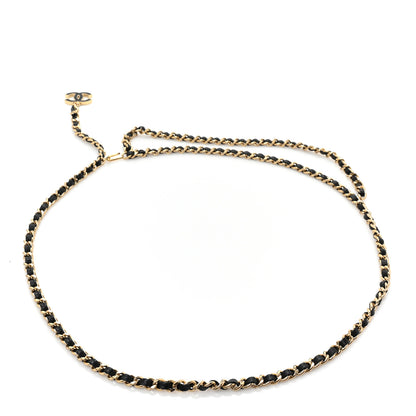 Chanel Lambskin Enamel CC Chain Belt Black Gold 2 of 4