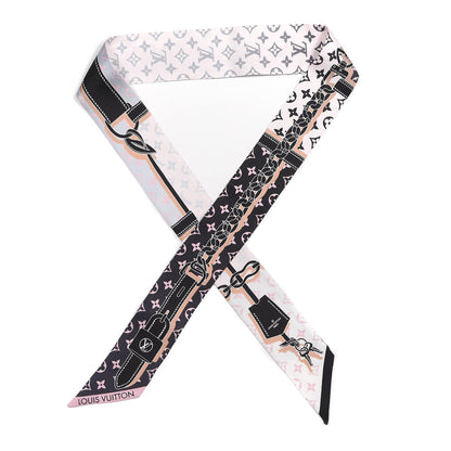Louis Vuitton Silk Monogram Rising Confidential BB Bandeau Black Rose 1 of 5