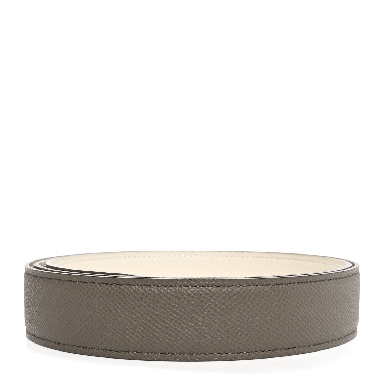 Hermes Epsom 32mm Belt Strap 100 40 Etain Craie 2 of 5