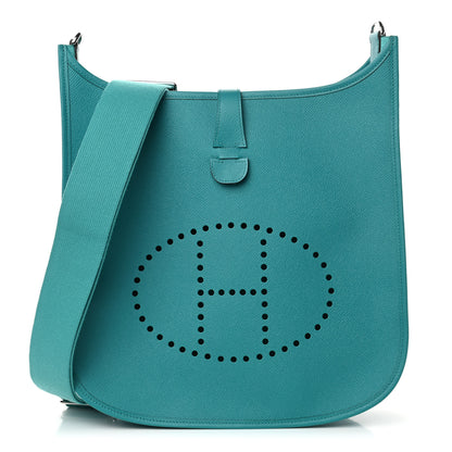 Hermes Epsom Evelyne III GM Bleu Paon 1 of 5