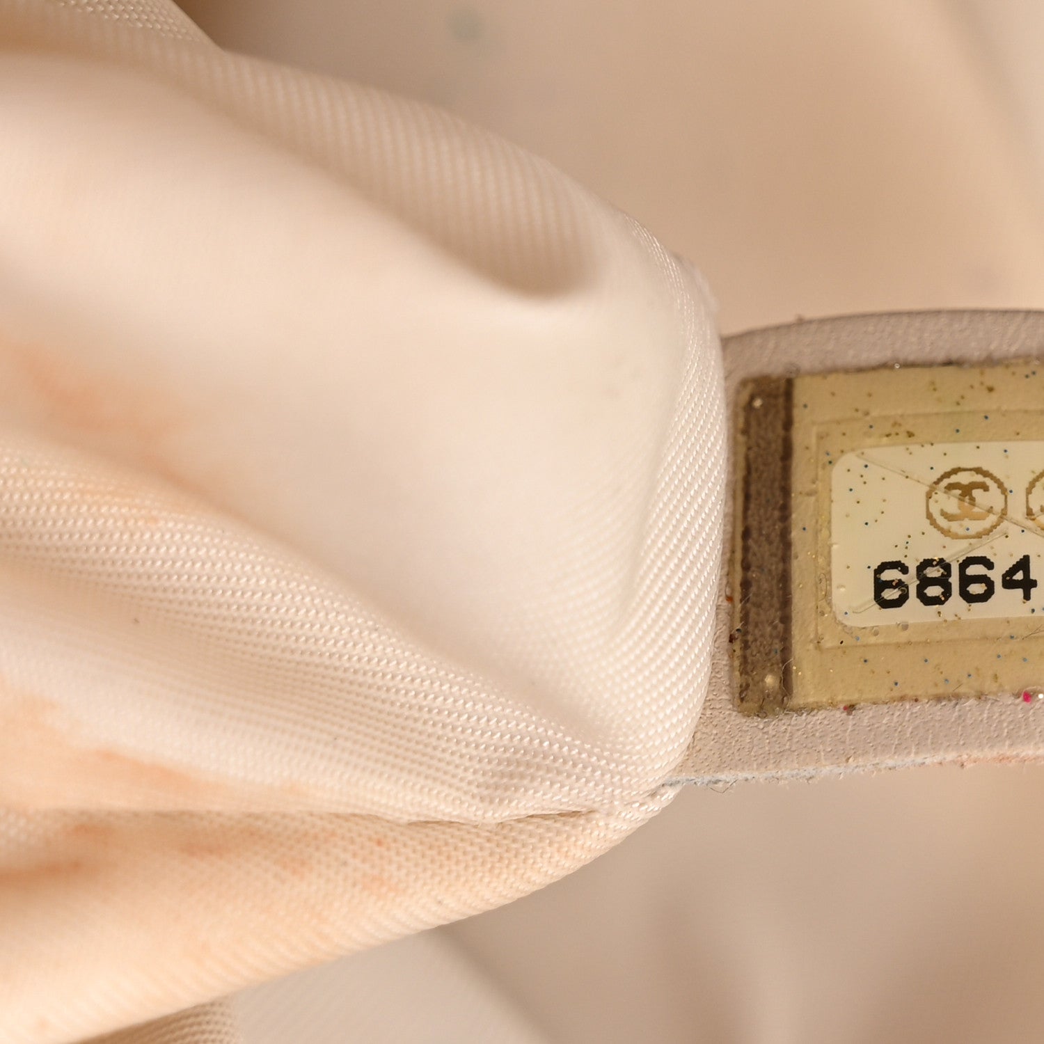 Chanel Nylon Travel Cosmetic Case Beige 7 of 10