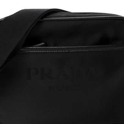 Prada Tessuto Nylon Saffiano Logo Camera Bag  Black 8 of 11