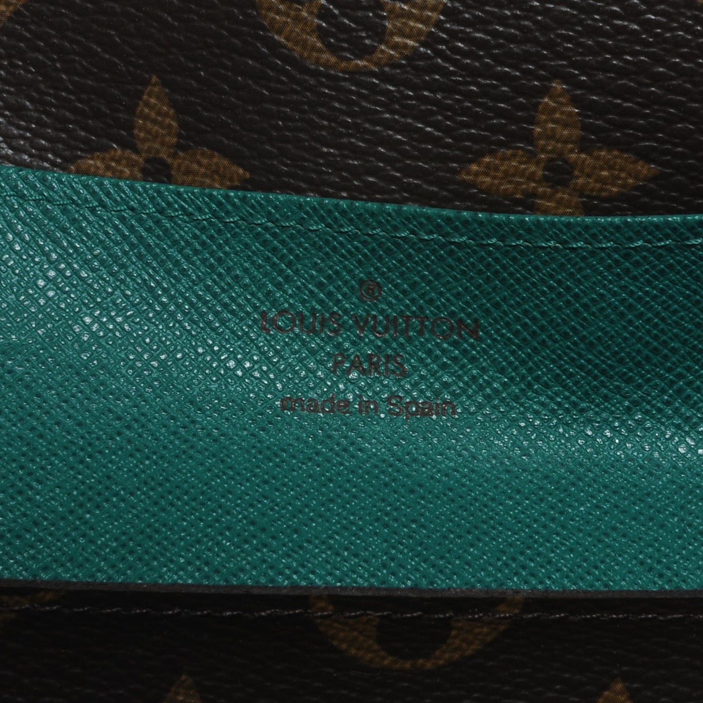 Monogram Emilie Wallet Green