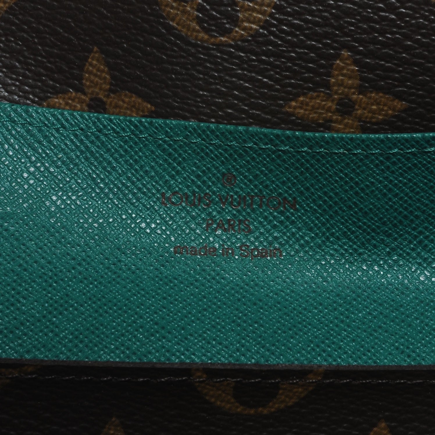 Louis Vuitton Monogram Emilie Wallet Green 5 of 7