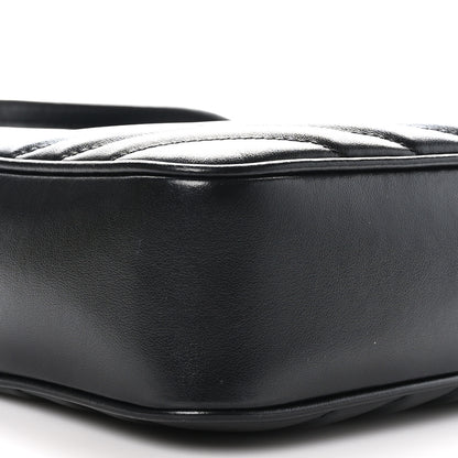 Saint Laurent Calfskin Matelasse Monogram Lou Camera Bag Black 9 of 11