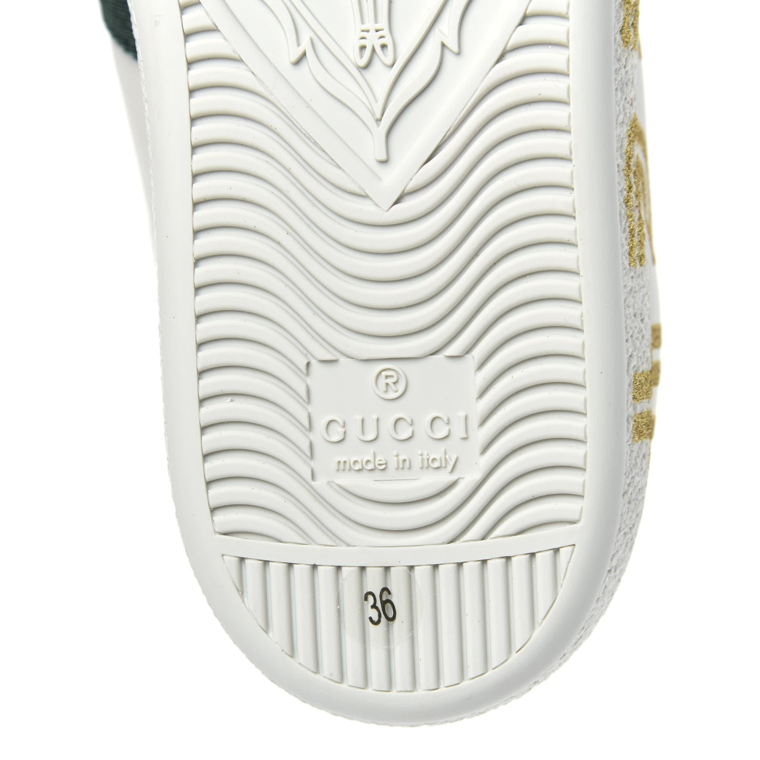 Gucci X SEGA Calfskin Ayers Web Guccy Womens Ace Sneakers 36 White 7 of 9