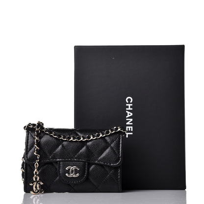 Chanel Caviar Quilted Flap Classic Belt Bag Black 9 of 9