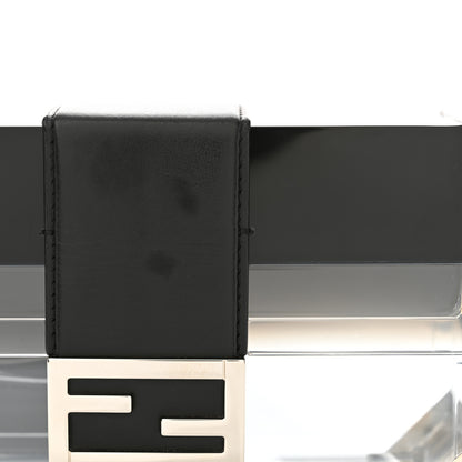 Fendi Plexiglass Vitello Mini Baguette Trunk Black Transparent 10 of 11