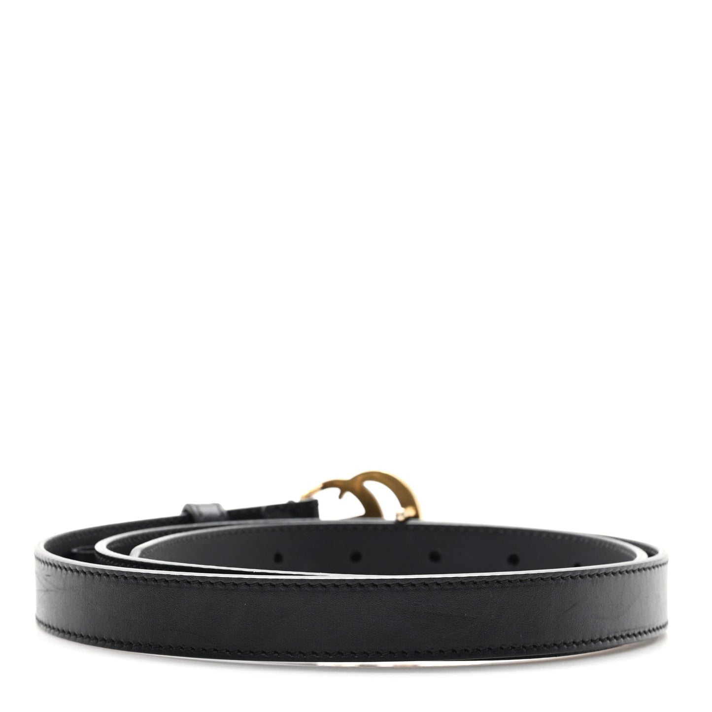 Calfskin Double G 20mm Belt 95 38 Black