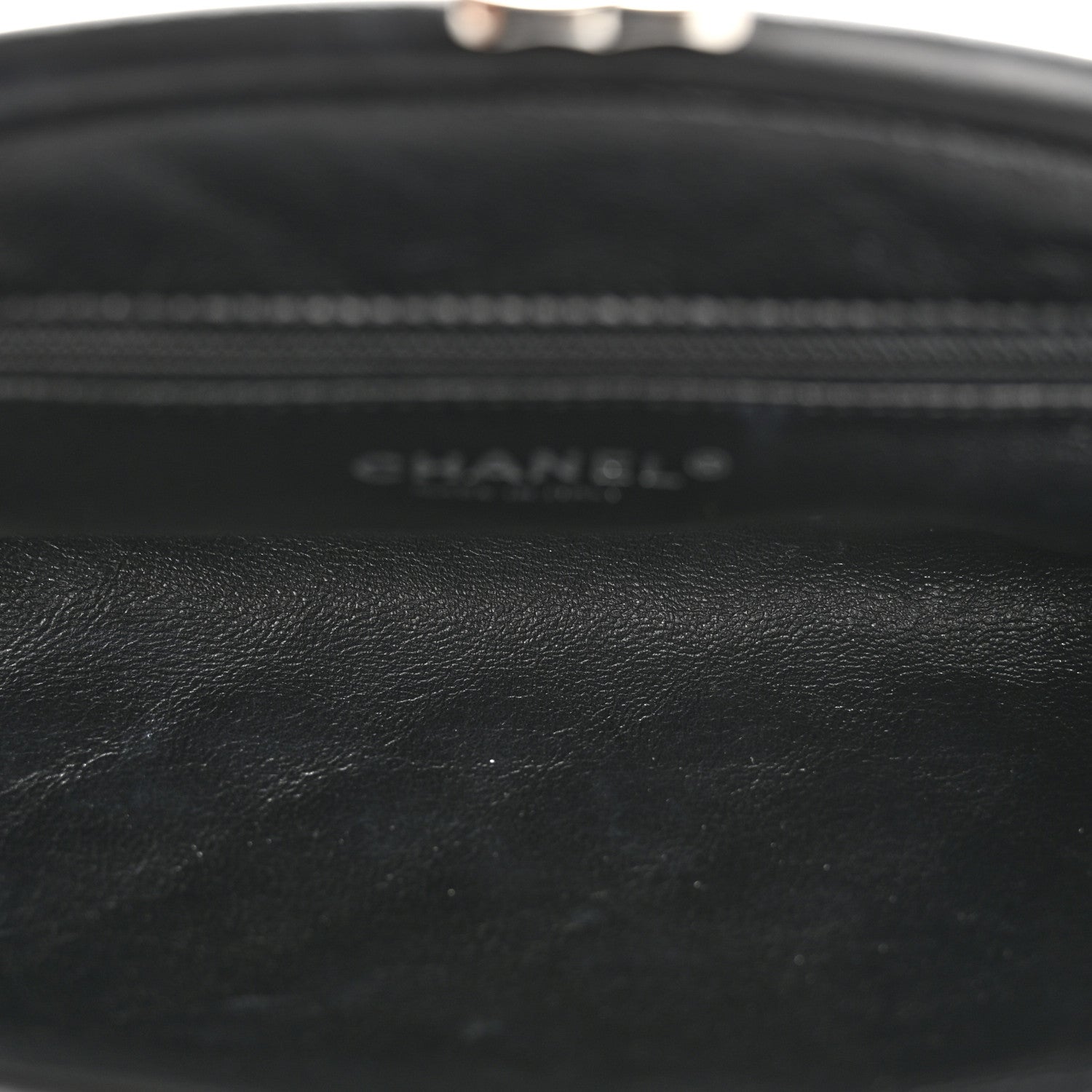 Chanel Lambskin Quilted Timeless Clutch  Black 5 of 9