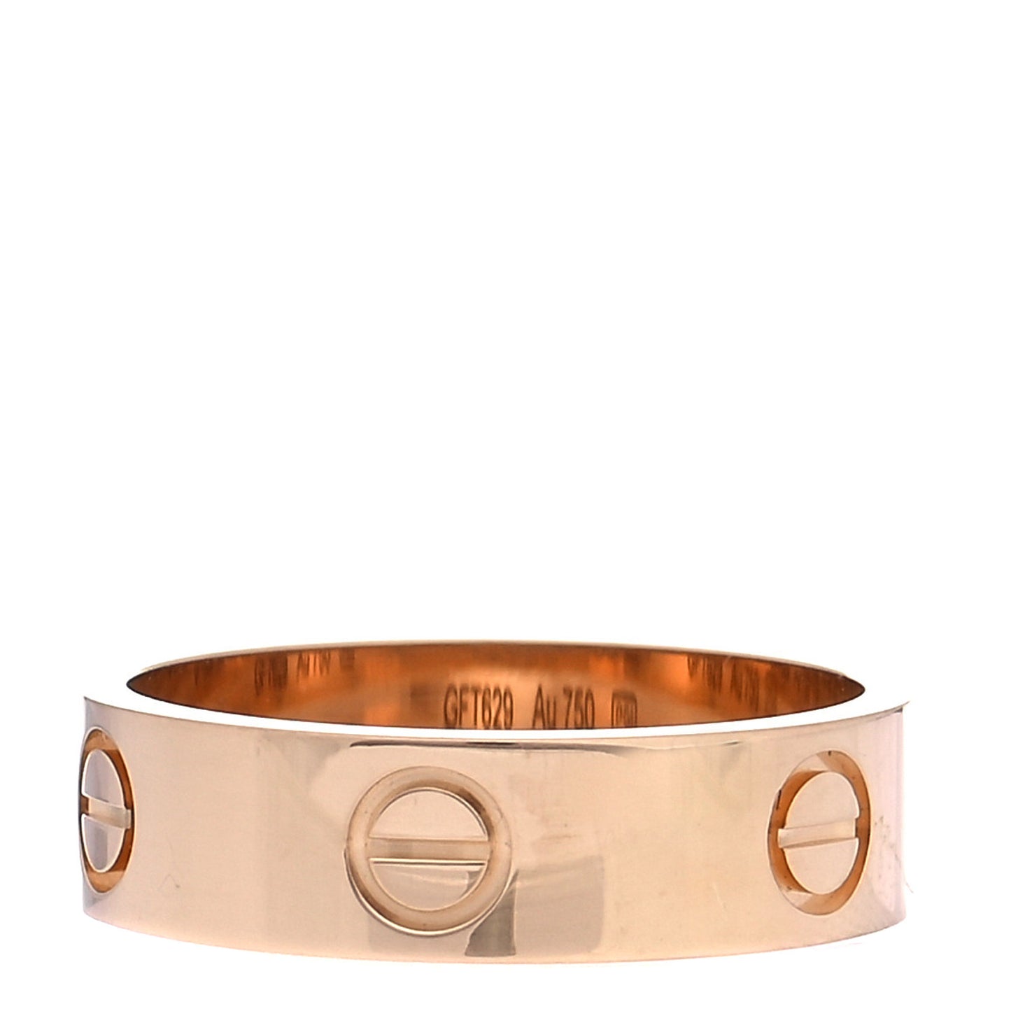 18K Yellow Gold 5.5mm LOVE Ring 56 7.5