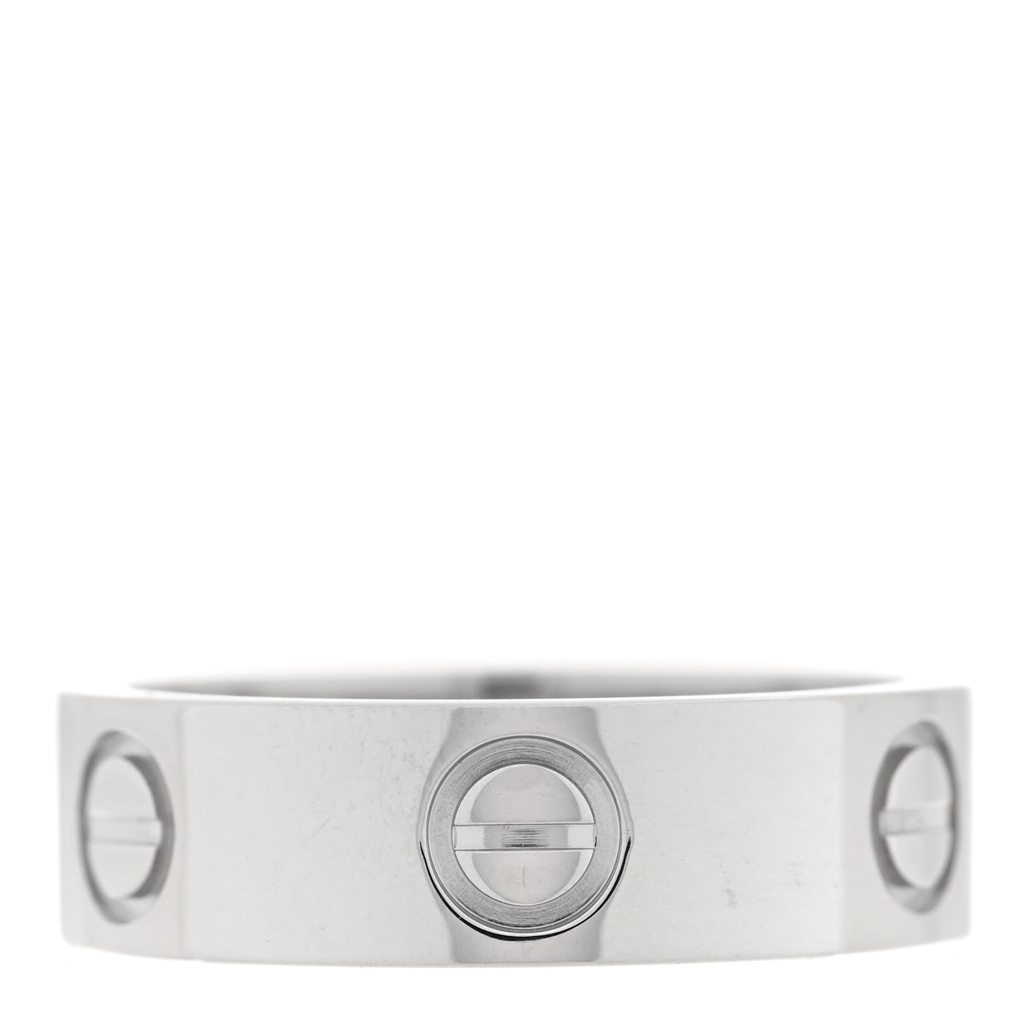 Platinum 5.5mm LOVE Ring 51 5.75