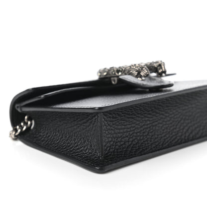 Gucci Calfskin Super Mini Dionysus Shoulder Bag Black 6 of 9