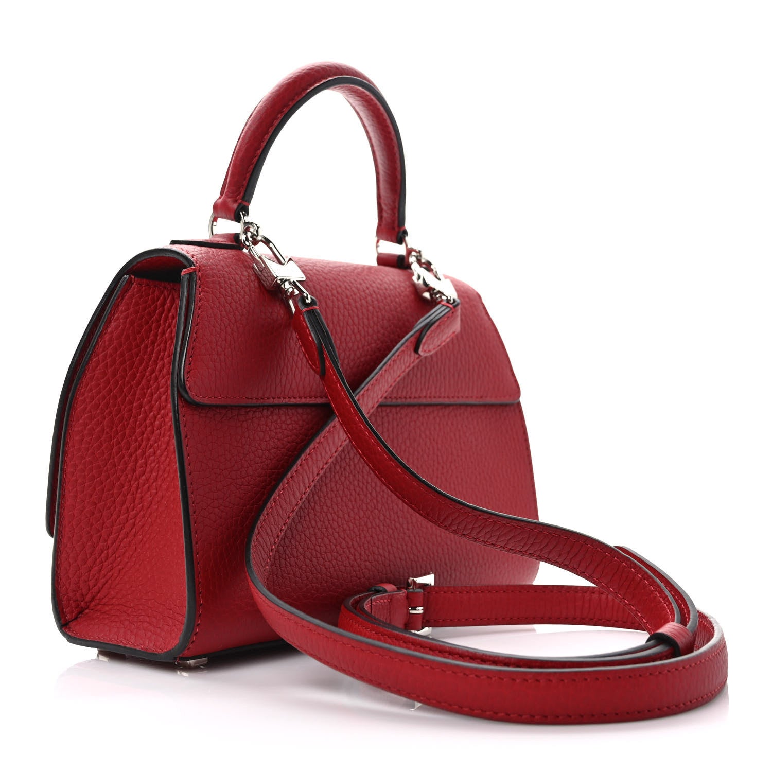 Moynat Taurillon Blush Rejane BB Red 2 of 8