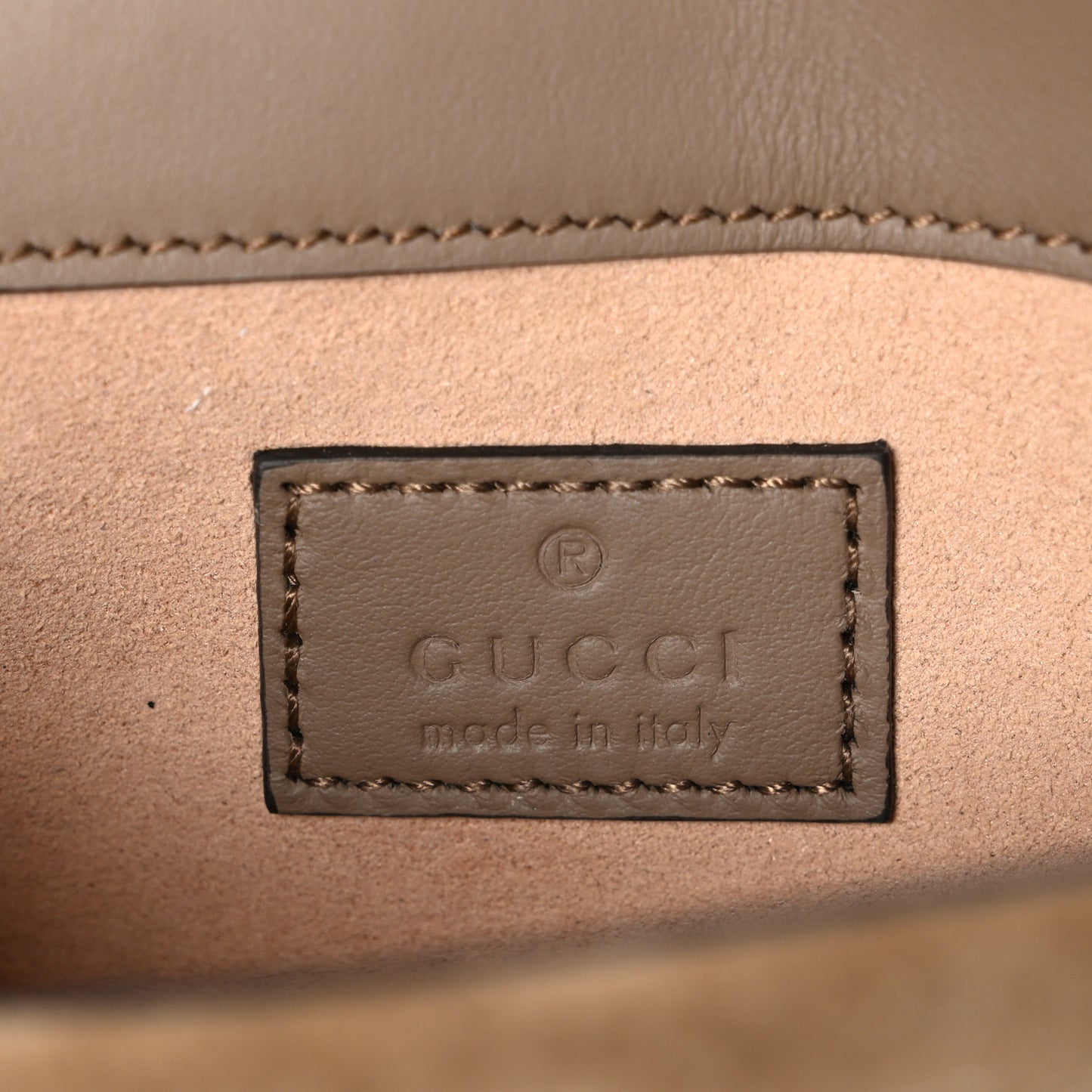 GG Supreme Monogram Super Mini Dionysus Shoulder Bag Taupe