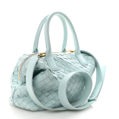 Bottega Veneta Nappa Intrecciato Bauletto Teal Washed 3 of 9