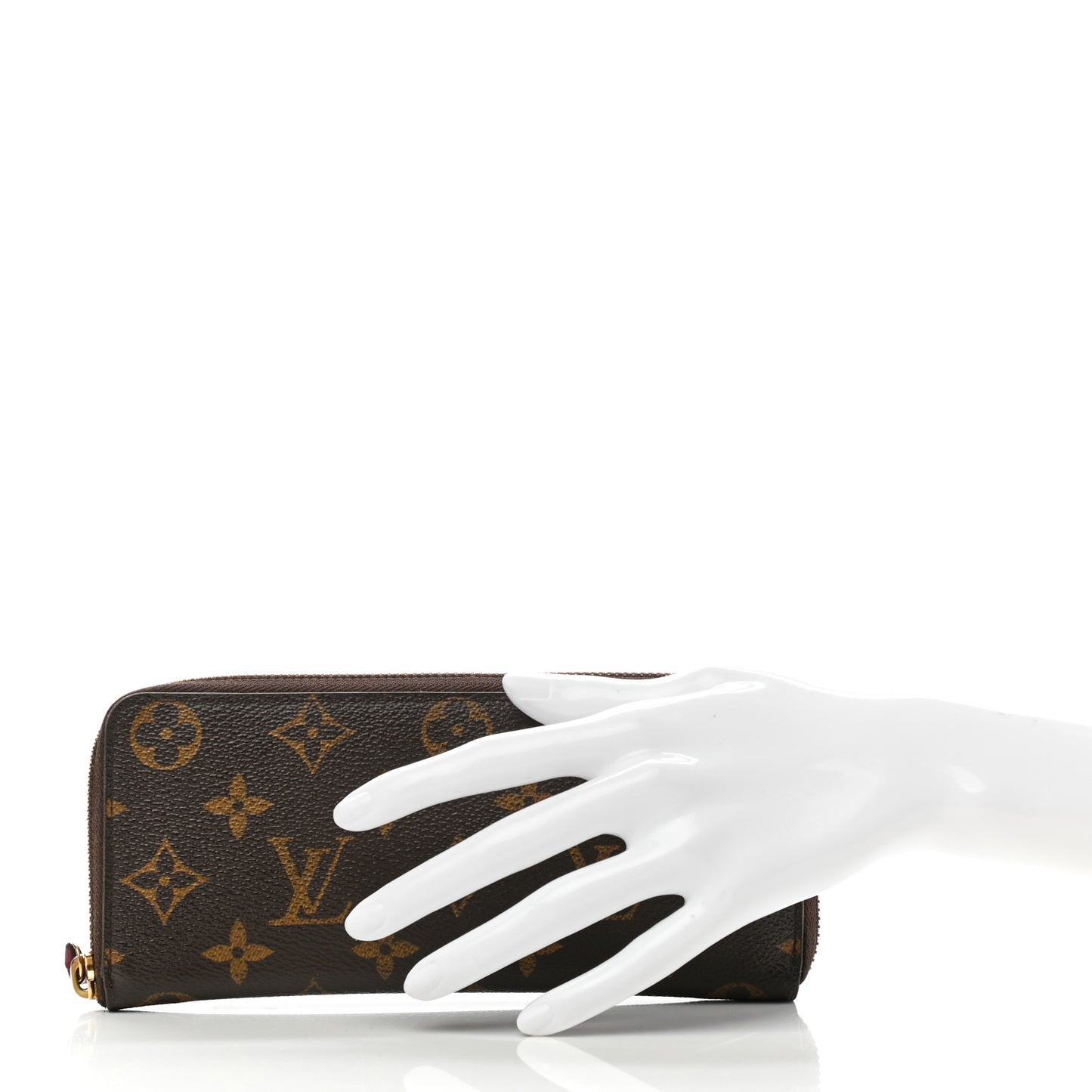 Monogram Clemence Wallet Fuchsia