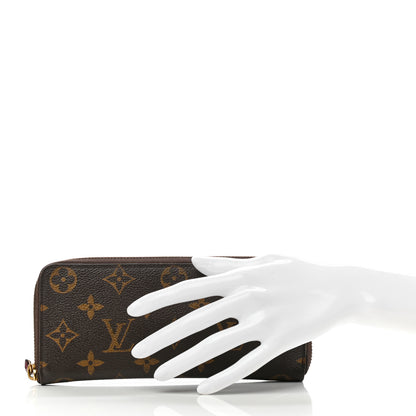Louis Vuitton Monogram Clemence Wallet Fuchsia 2 of 9