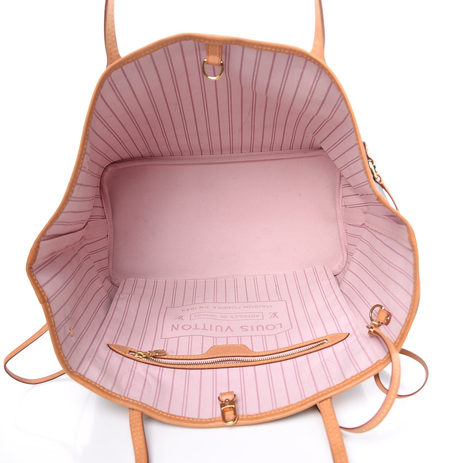 Louis Vuitton Monogram Saint Barth V Neverfull MM Rose Ballerine 5 of 20