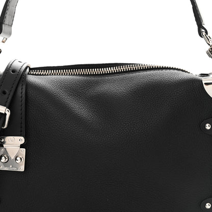Louis Vuitton Calfskin Side Trunk MM Black 7 of 11