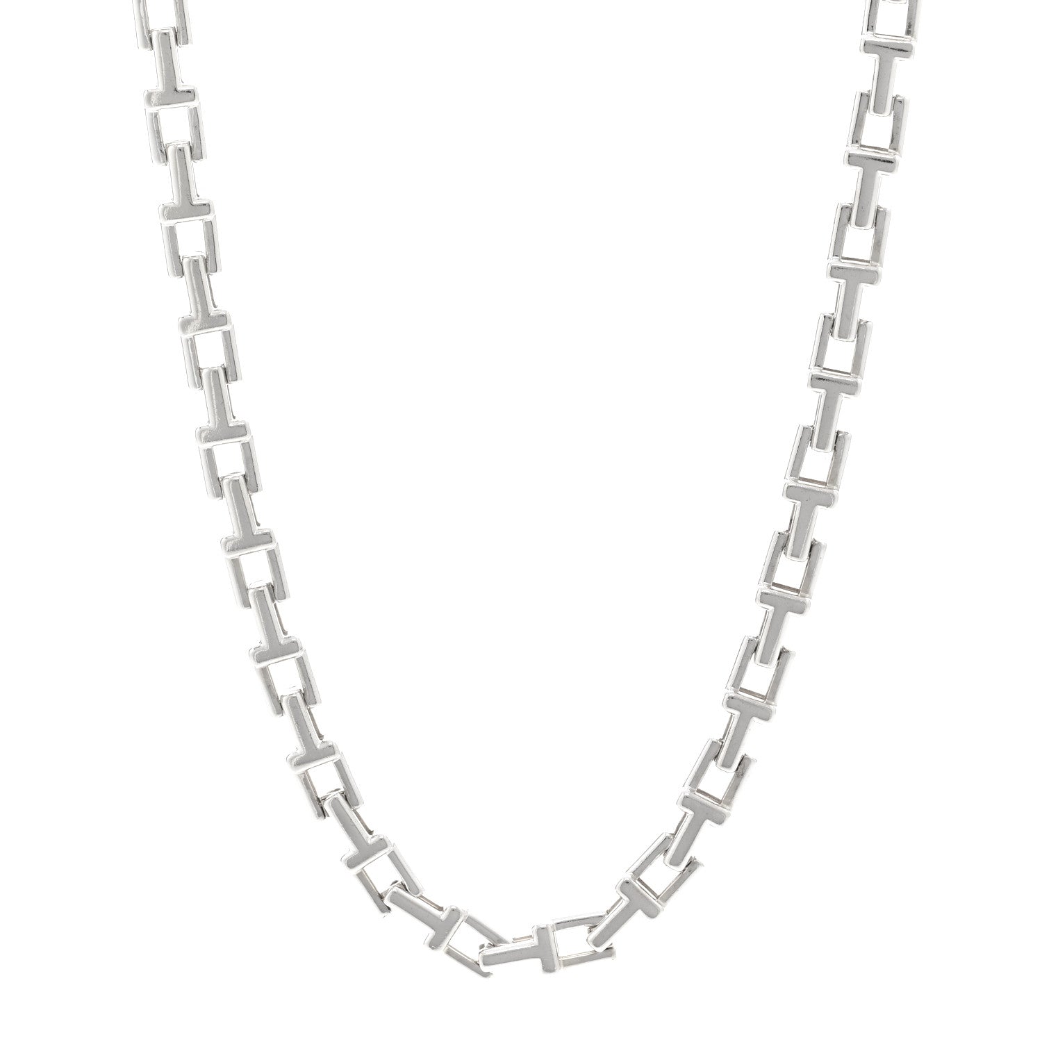 Tiffany Sterling Silver Interchangeable T Chain Necklace 7 of 11