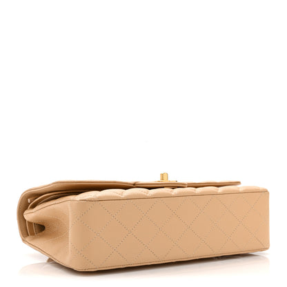 Chanel Caviar Quilted Medium Double Flap Beige 4 of 10