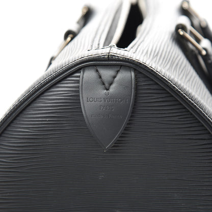 Louis Vuitton Epi Speedy 30 Black 6 of 16