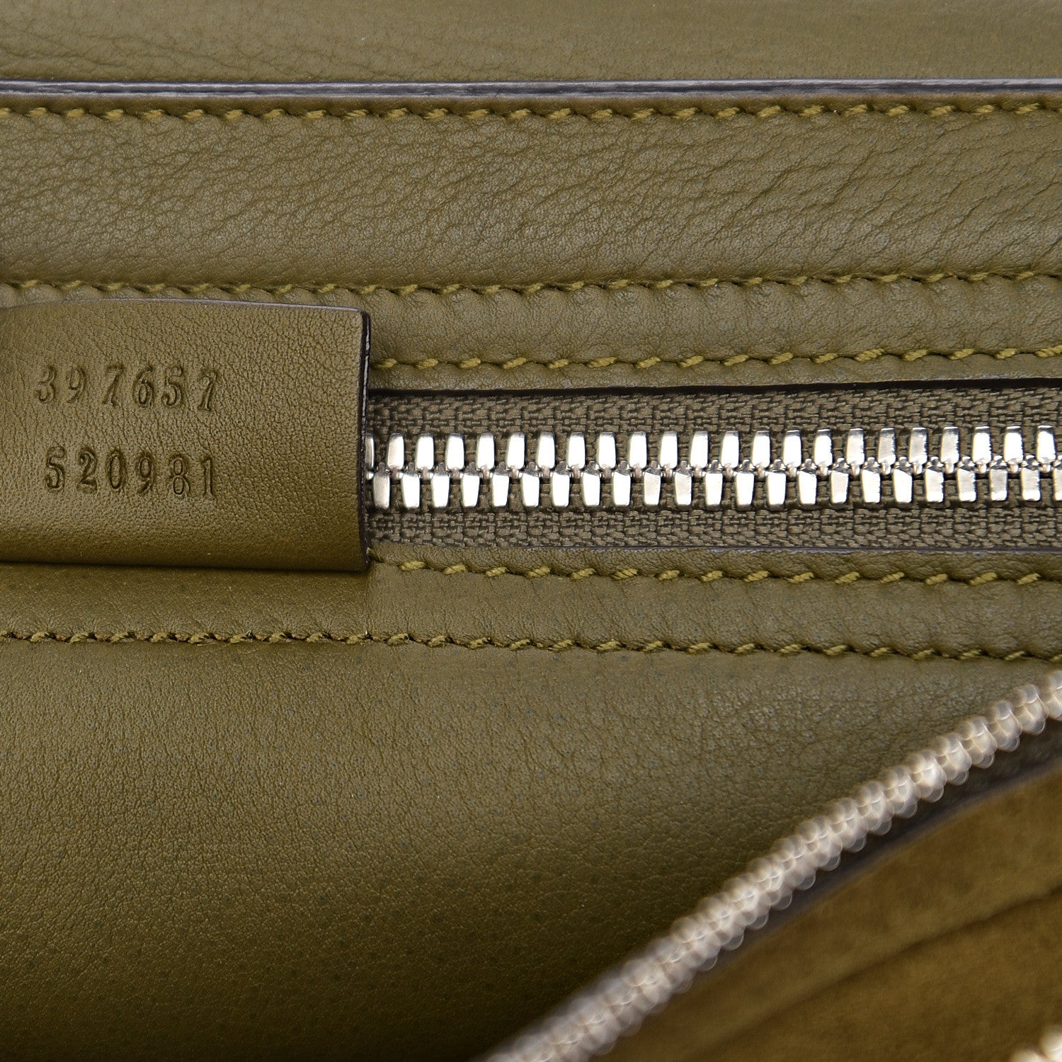 Gucci Suede Messenger Bag Militare 6 of 9