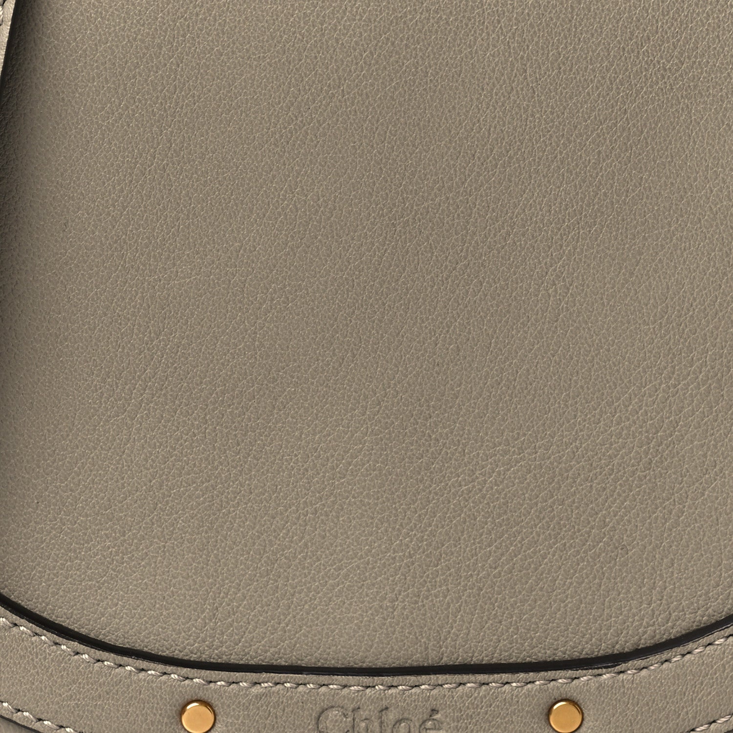 Chloe Calfskin Suede Small Nile Bracelet Bag Motty Grey 7 of 9