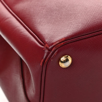 Prada Saffiano Lux Large Tote Cherry 13 of 24