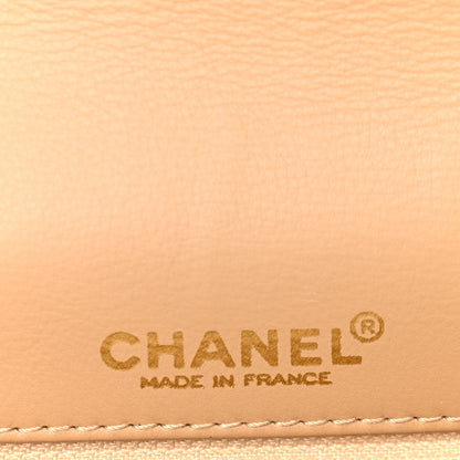 Chanel Calfskin Quilted Medium Wild Stitch Flap Beige 6 of 10
