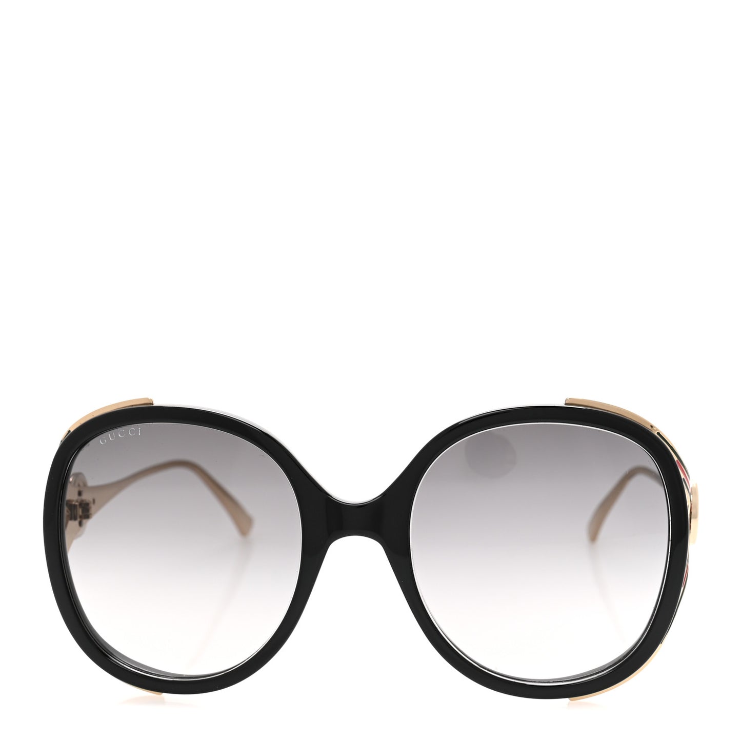 Round Frame Injected GG0226S Sunglasses Black