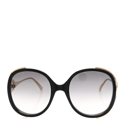 Gucci Round Frame Injected GG0226S Sunglasses Black 2 of 10