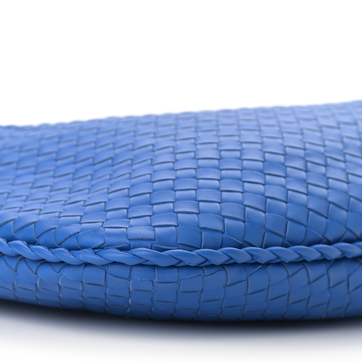 Nappa Intrecciato Large Veneta Hobo Cobalt Blue